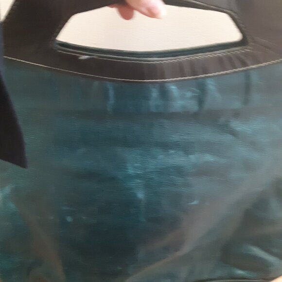 Teal/Turquoise shoulder bag purse - Picture 9 of 11